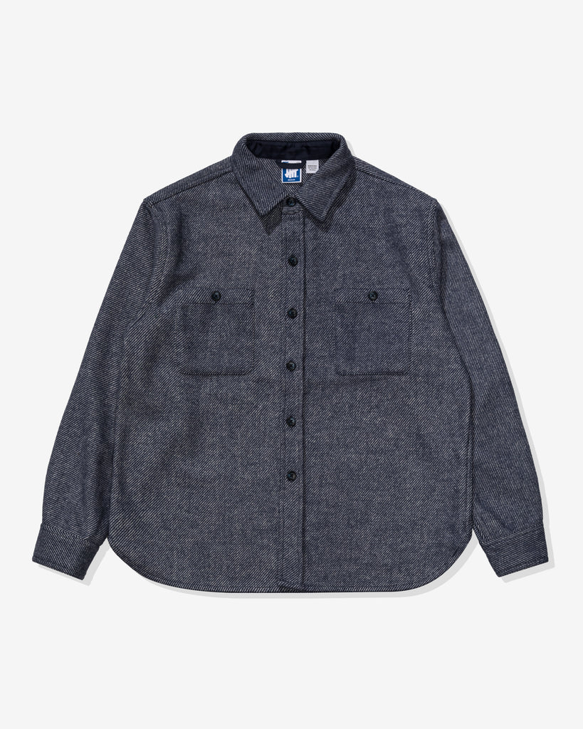 UNDEFEATED L/S TWILL FLANNEL - BLUE