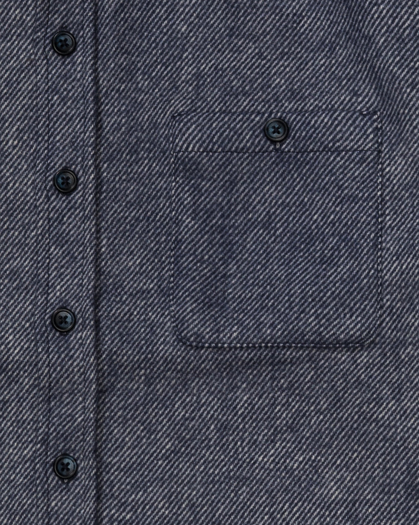 UNDEFEATED L/S TWILL FLANNEL - BLUE