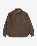 UNDEFEATED L/S TWILL FLANNEL - BROWN