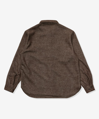 UNDEFEATED HO25 L/S TWILL FLANNEL - BROWN