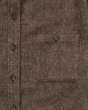 UNDEFEATED L/S TWILL FLANNEL - BROWN