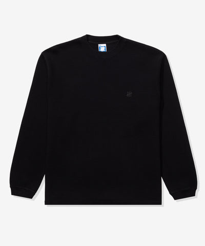 UNDEFEATED L/S WAFFLE THERMAL - BLACK