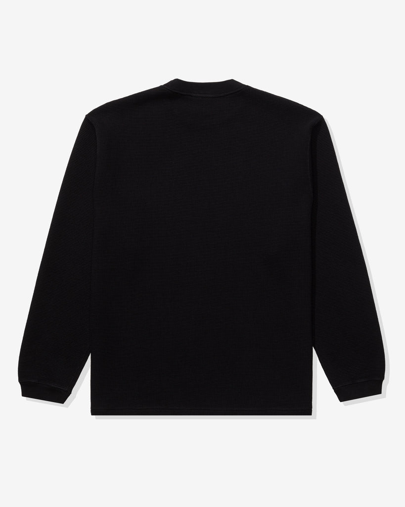 UNDEFEATED L/S WAFFLE THERMAL - BLACK