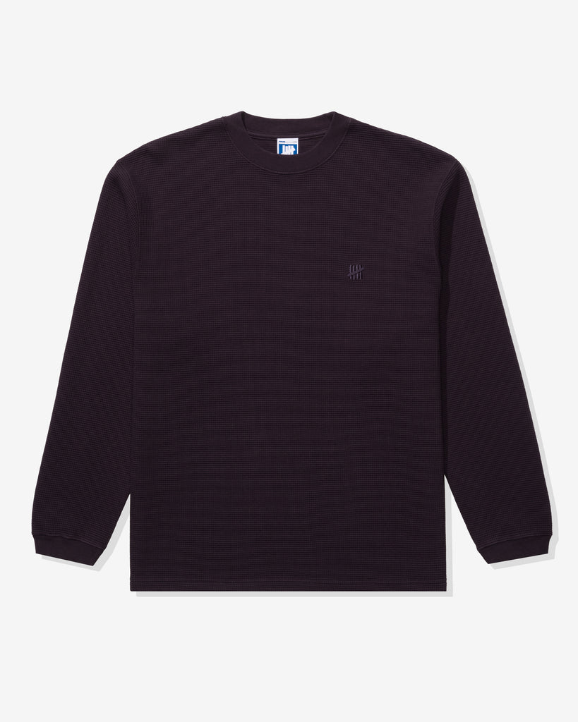UNDEFEATED L/S WAFFLE THERMAL - DEEP-PURPLE