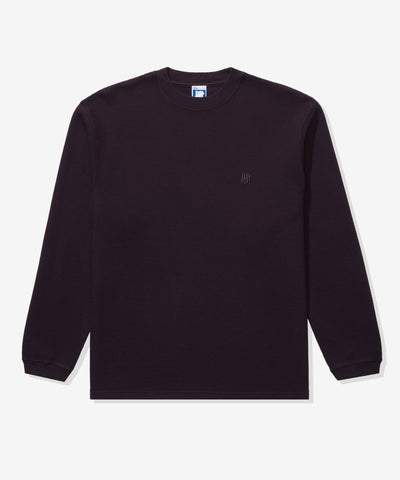 UNDEFEATED L/S WAFFLE THERMAL - DEEP-PURPLE