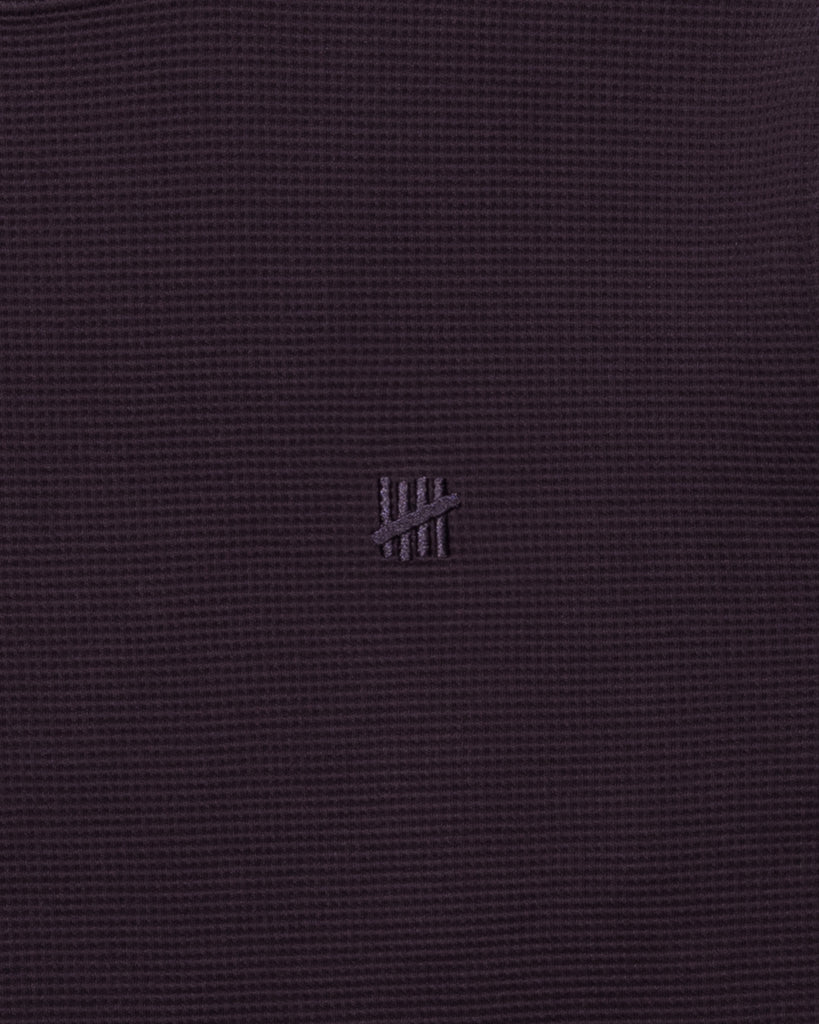 UNDEFEATED L/S WAFFLE THERMAL - DEEP-PURPLE
