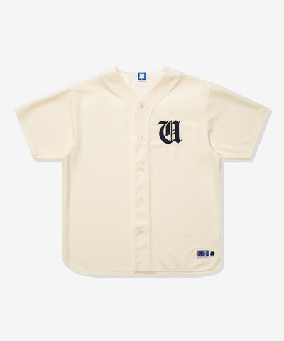 UNDEFEATED O.E. S/S BASEBALL JERSEY IVORY