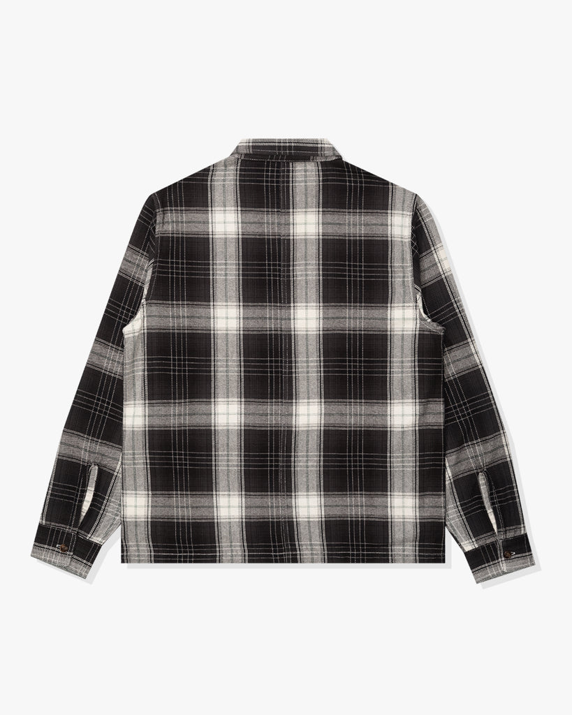 FA26 UNDEFEATED OMBRE PLAID L/S - BLACK