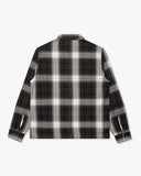 FA26 UNDEFEATED OMBRE PLAID L/S - BLACK
