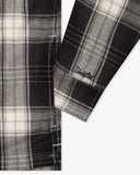 FA26 UNDEFEATED OMBRE PLAID L/S - BLACK