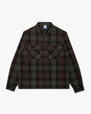 FA26 UNDEFEATED OMBRE PLAID L/S - OLIVE