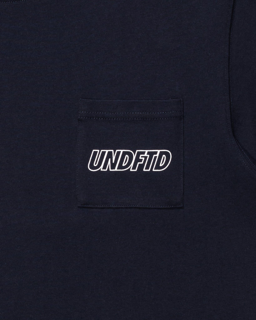 UNDEFEATED OUTLINE S/S POCKET TEE DARK-NAVY
