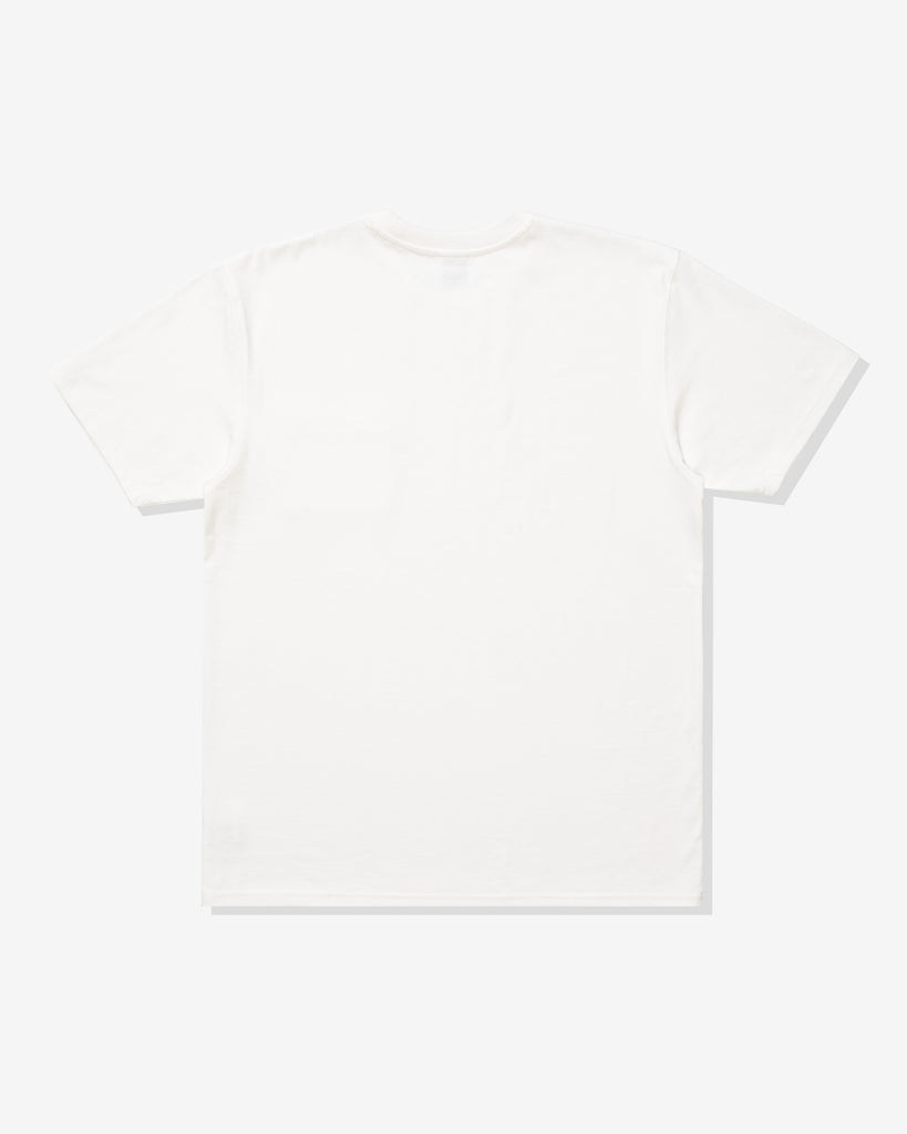 UNDEFEATED OUTLINE S/S POCKET TEE WHITE