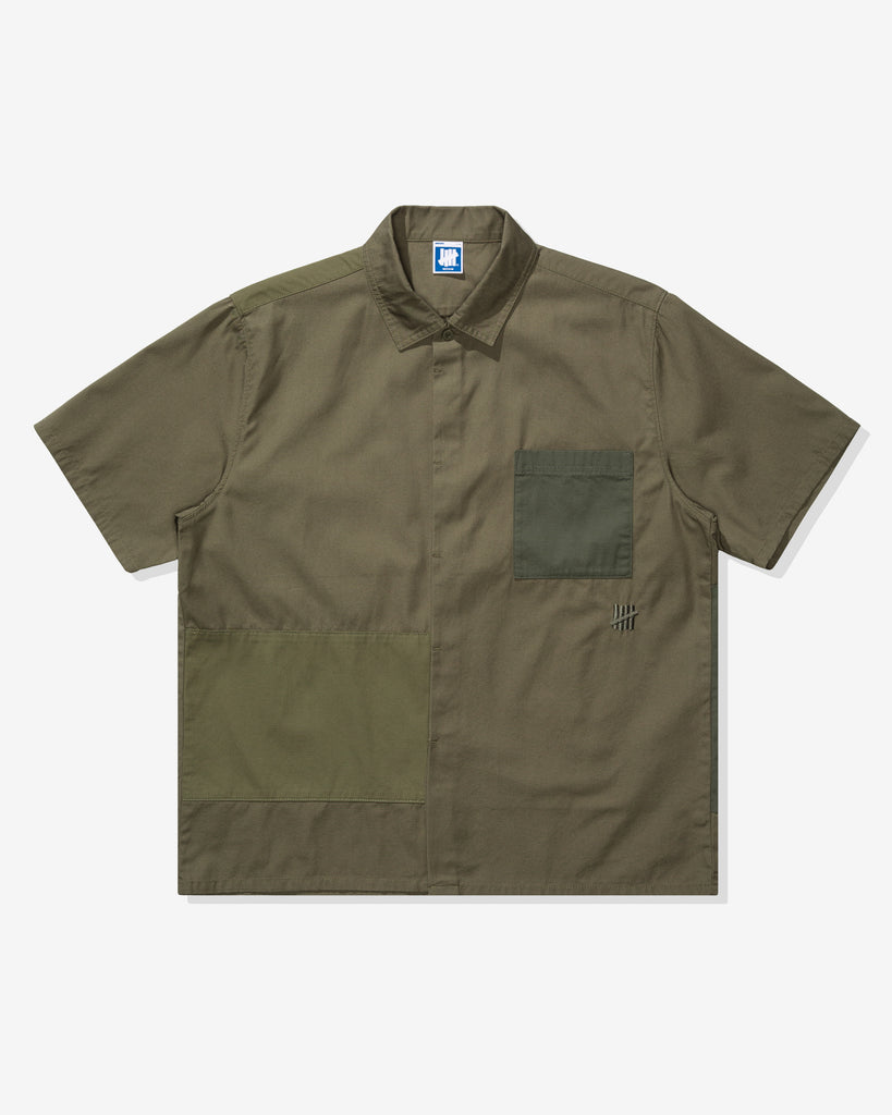 UNDEFEATED PATCHWORK S/S SHIRT OLIVE