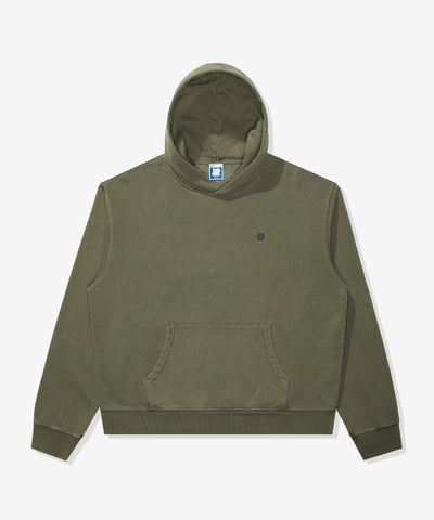 FA26 UNDEFEATED PIGMENT DYE PULLOVER HOOD - OLIVE