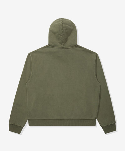 FA26 UNDEFEATED PIGMENT DYE PULLOVER HOOD - OLIVE