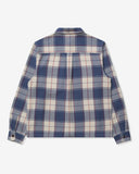 UNDEFEATED PLAID L/S WORKSHIRT - DUSTY-BLUE
