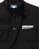 UNDEFEATED PUFFER JACKET BLACK