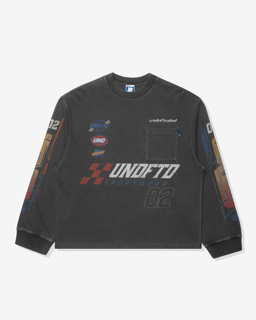 FA26 UNDEFEATED RACING L/S TEE - BLACK