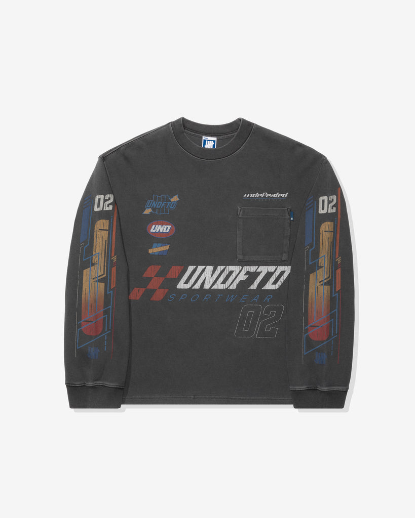 FA26 UNDEFEATED RACING L/S TEE - BLACK