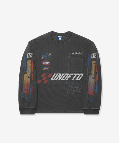 FA26 UNDEFEATED RACING L/S TEE - BLACK