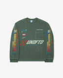 FA26 UNDEFEATED RACING L/S TEE - HUNTER GREEN