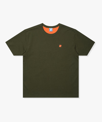 UNDEFEATED SP26 REVERSIBLE GYM S/S TEE - OLIVE