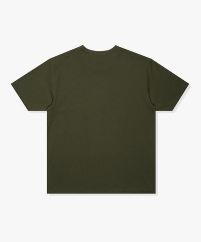 UNDEFEATED SP26 REVERSIBLE GYM S/S TEE - OLIVE
