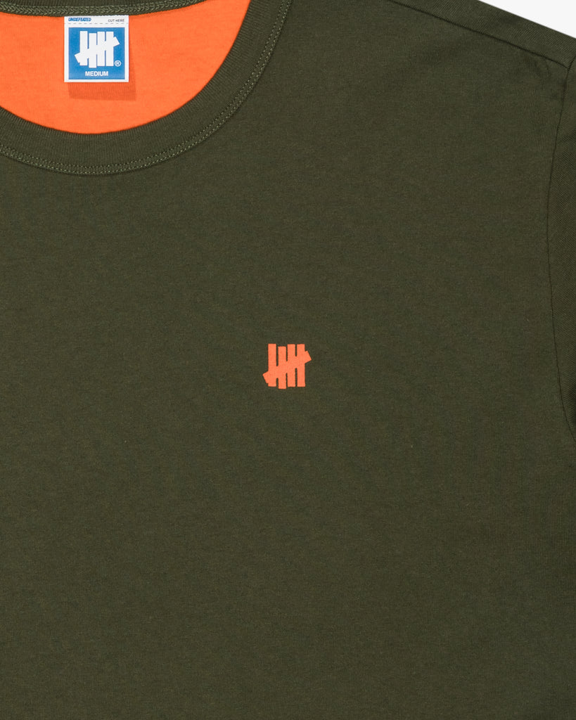 UNDEFEATED SP26 REVERSIBLE GYM S/S TEE - OLIVE