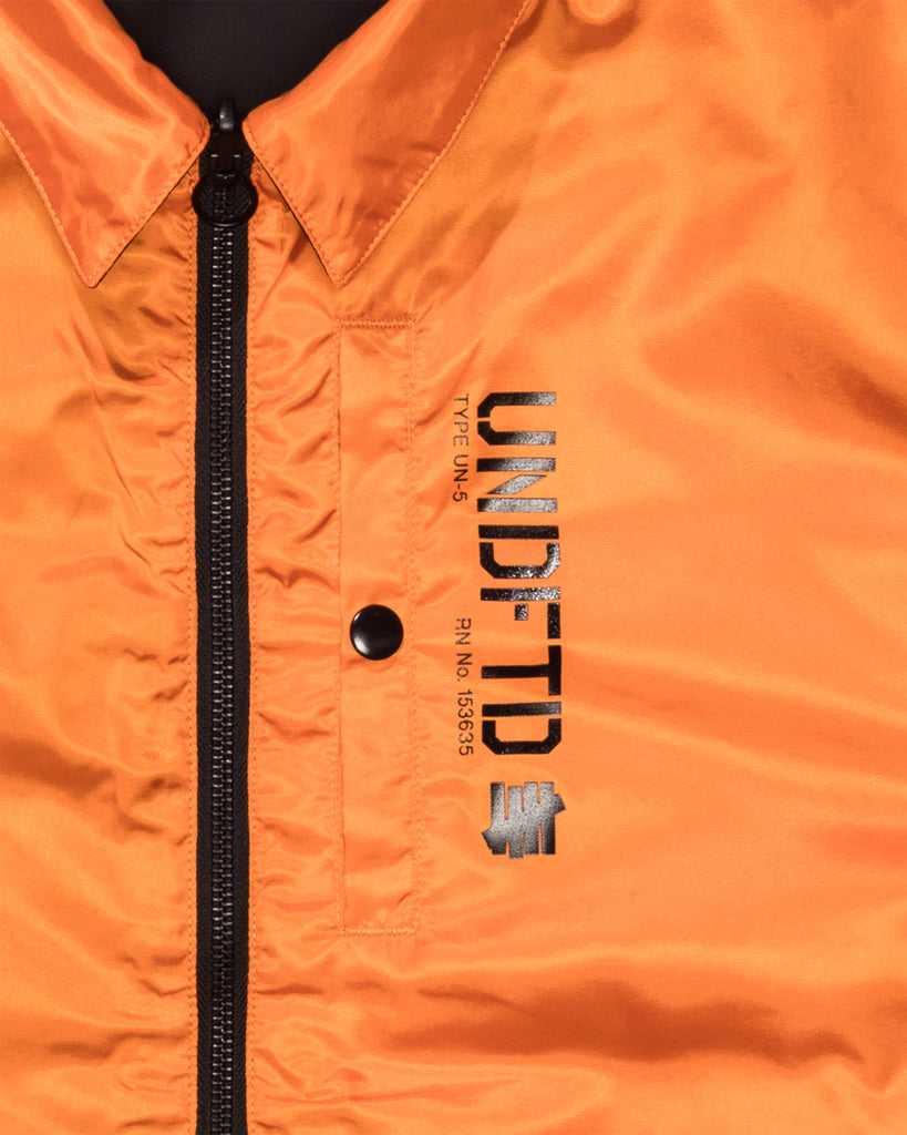 FA26 UNDEFEATED REVERSIBLE TRUCKER JACKET - BLACK