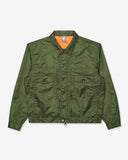 FA26 UNDEFEATED REVERSIBLE TRUCKER JACKET - OLIVE
