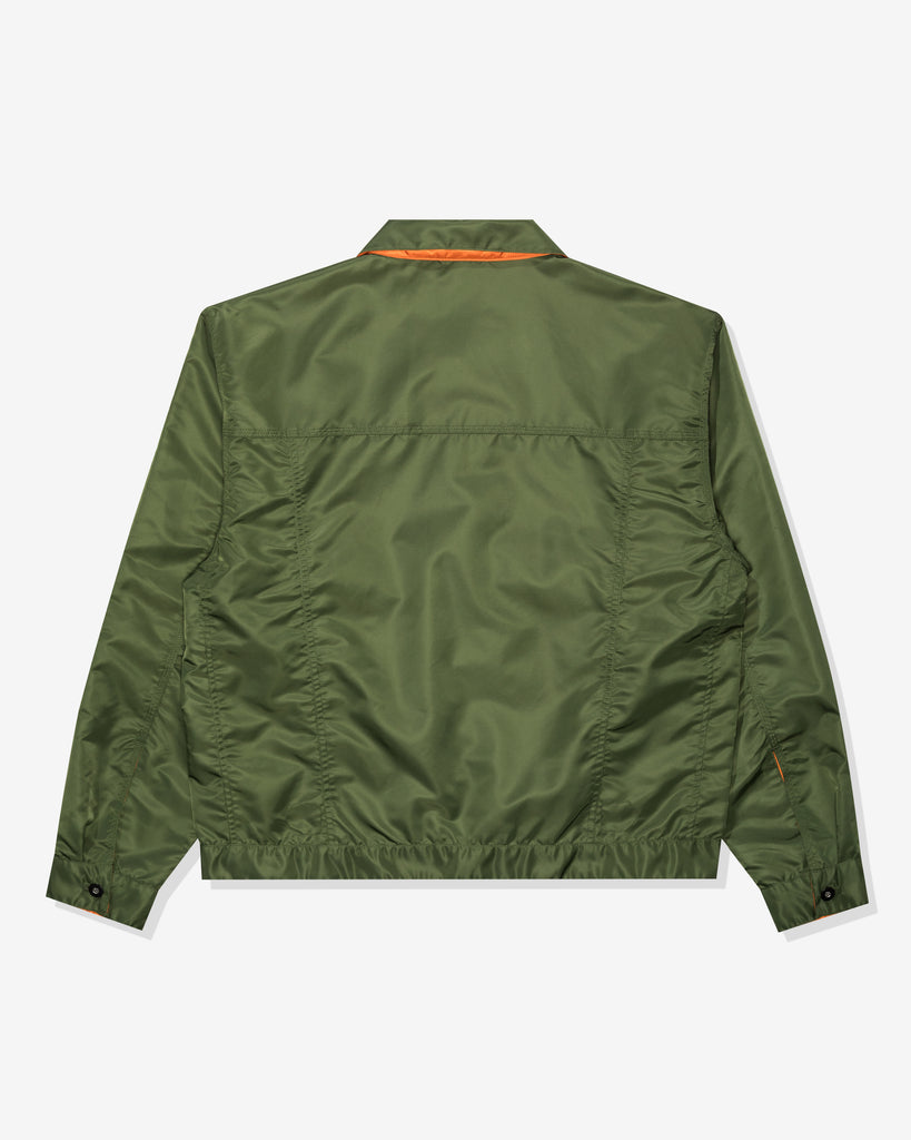 FA26 UNDEFEATED REVERSIBLE TRUCKER JACKET - OLIVE