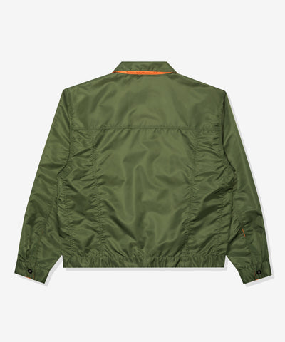 FA26 UNDEFEATED REVERSIBLE TRUCKER JACKET - OLIVE