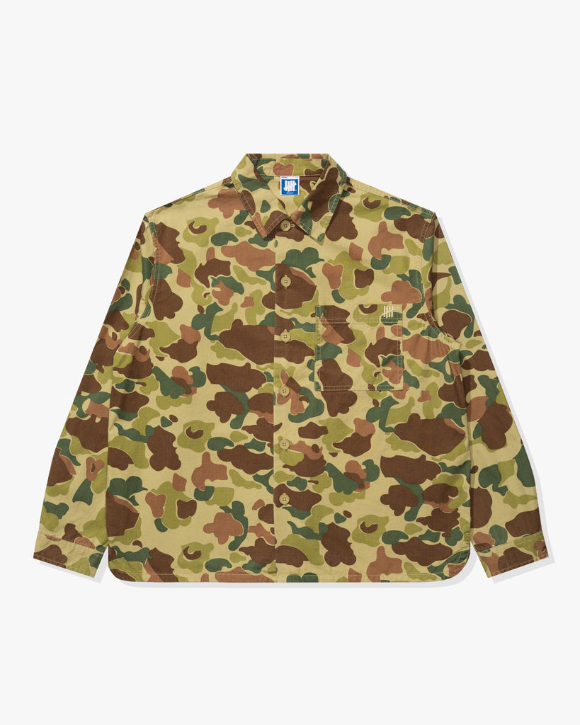 UNDEFEATED RIPSTOP L/S WORKSHIRT - DUCK-CAMO