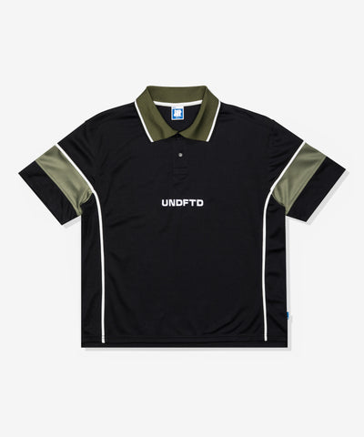 UNDEFEATED SP26 S/S ATHLETIC POLO - BLACK
