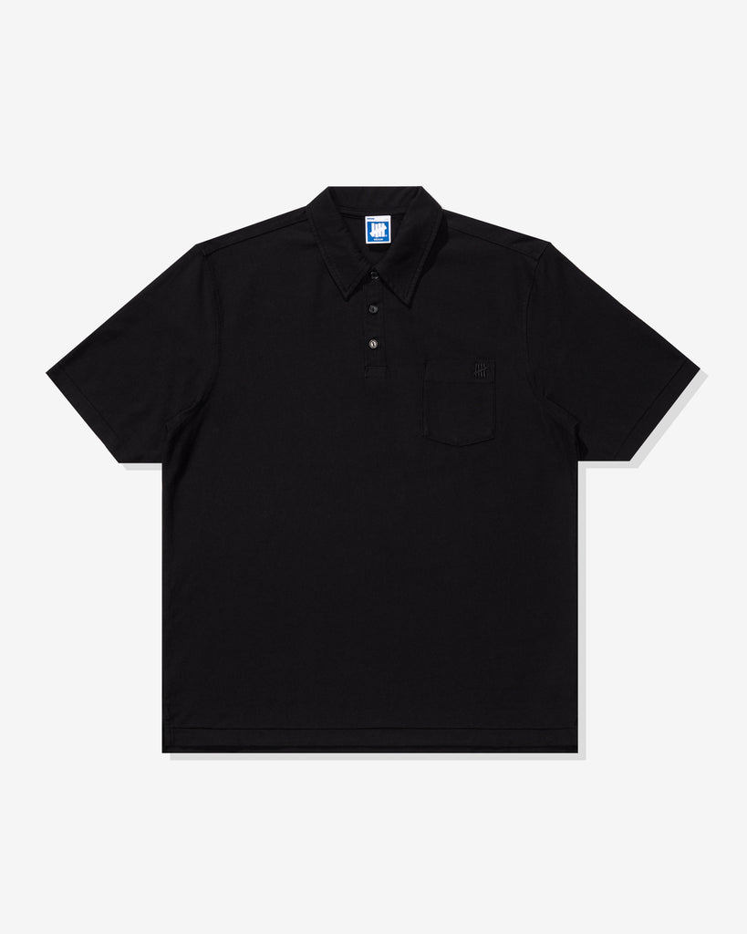 UNDEFEATED S/S POLO TEE - BLACK