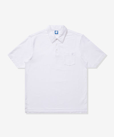 UNDEFEATED FA25 S/S POLO TEE-WHITE