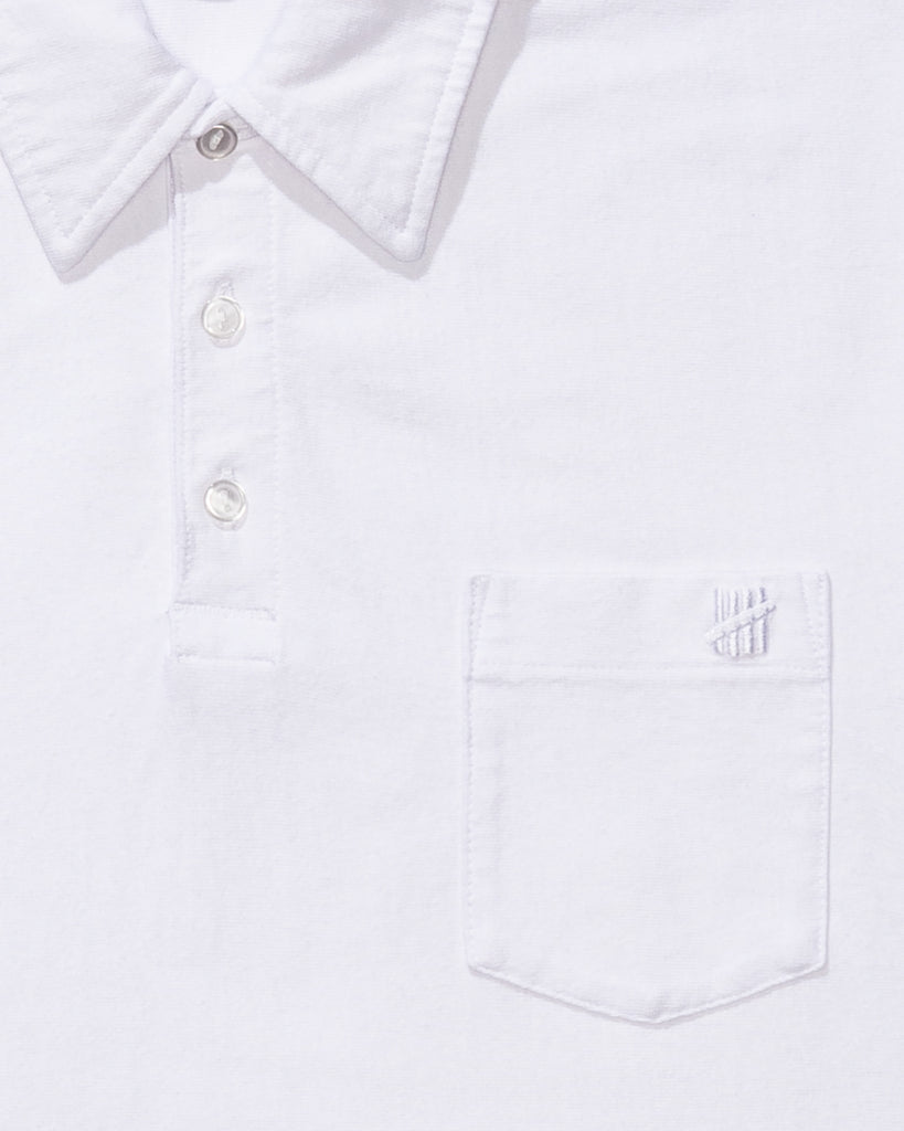 UNDEFEATED S/S POLO TEE - WHITE