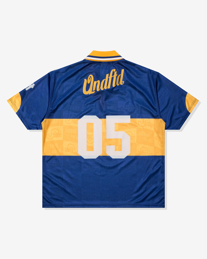UNDEFEATED SU26 S/S SOCCER POLO - DARK BLUE