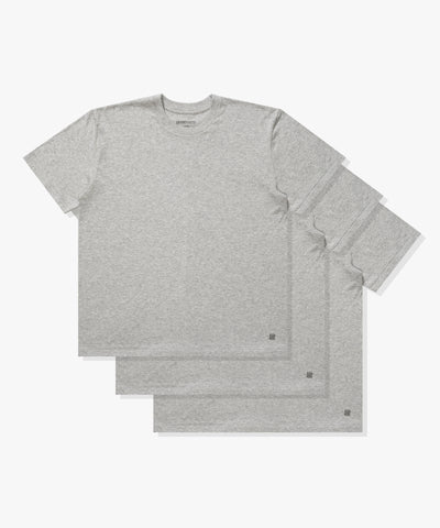 UNDEFEATED S/S TEE, 3-PACK HEATHER-GREY