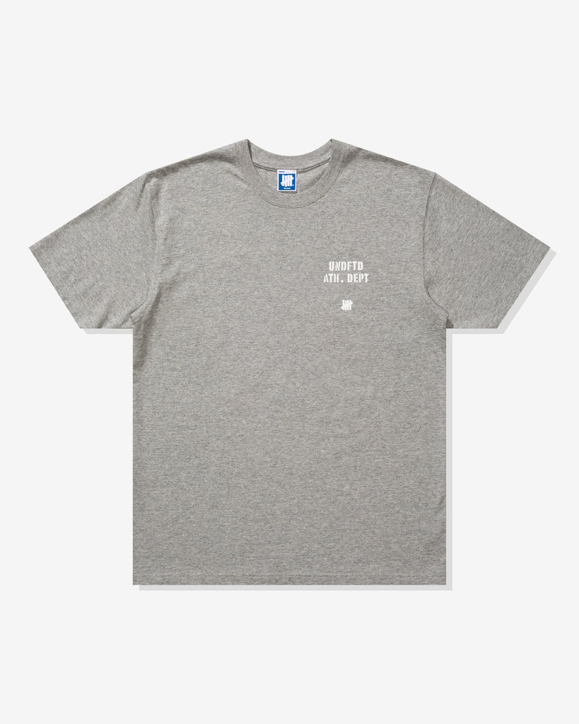 UNDEFEATED STENCIL S/S TEE HEATHER GREY