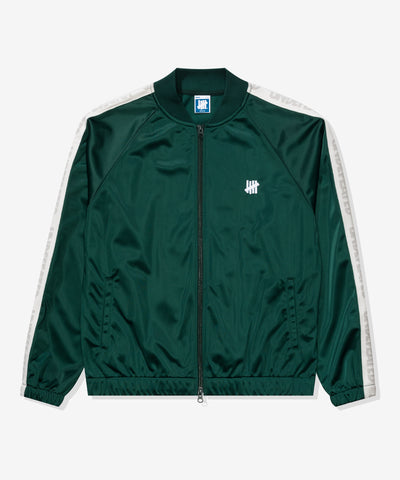 UNDEFEATED TAPED TRACK JACKET - GREEN