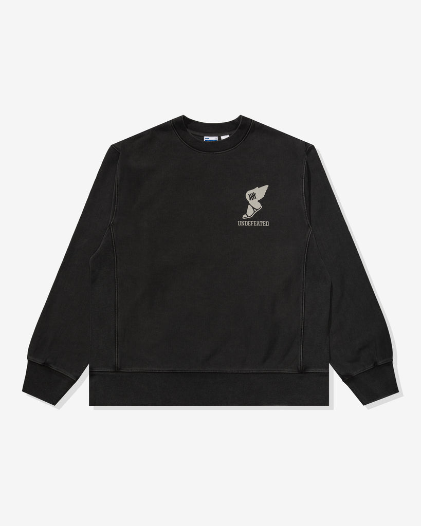 UNDEFEATED TRACK CREWNECK - BLACK