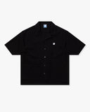 UNDEFEATED TWILL S/S BUTTON DOWN - BLACK