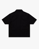 UNDEFEATED TWILL S/S BUTTON DOWN - BLACK
