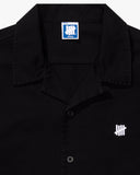 UNDEFEATED TWILL S/S BUTTON DOWN - BLACK