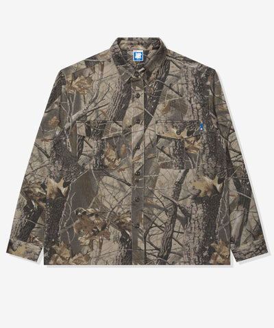 FA26 UNDEFEATED WASHED L/S WORKSHIRT - HARDWOODS