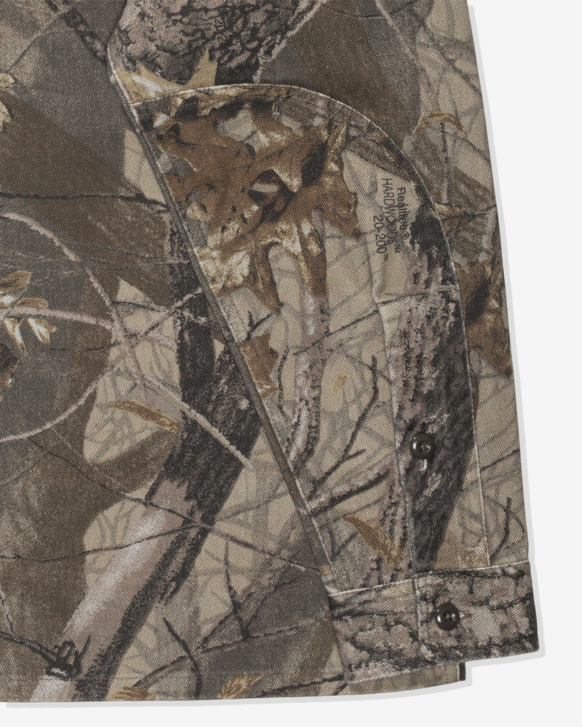 FA26 UNDEFEATED WASHED L/S WORKSHIRT - HARDWOODS