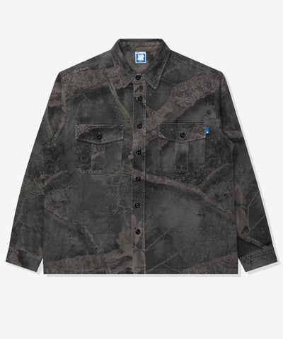 FA26 UNDEFEATED WASHED L/S WORKSHIRT - MIDNIGHT