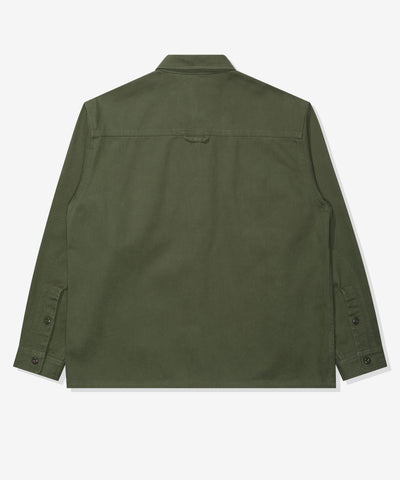 FA26 UNDEFEATED WASHED L/S WORKSHIRT - OLIVE